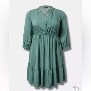 Torrid Mini Challis Shirt Dress 1 New, I just removed the label.